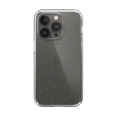 Speck Perfect Glitter Case for iPhone 14 Pro - Clear/Gold Glitter